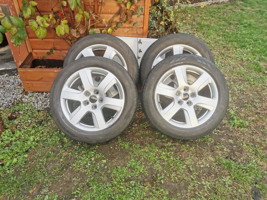 Felgi z oponami zimowymi 17" Audi oryginalne 5x112 et39 8j