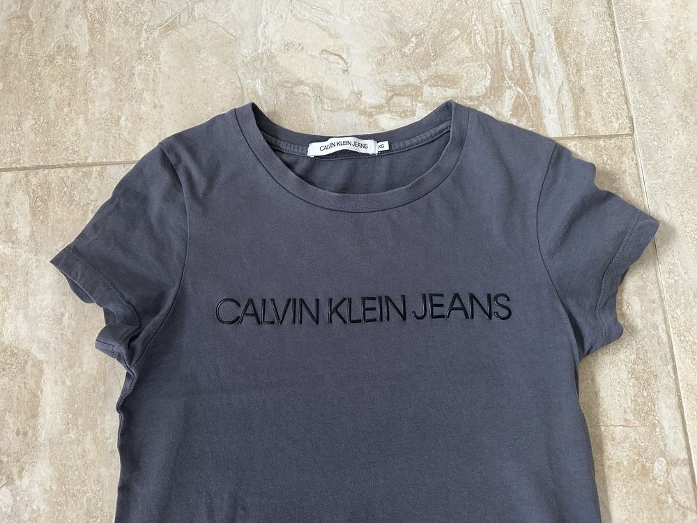 T-shirt Szary Calvin Klein