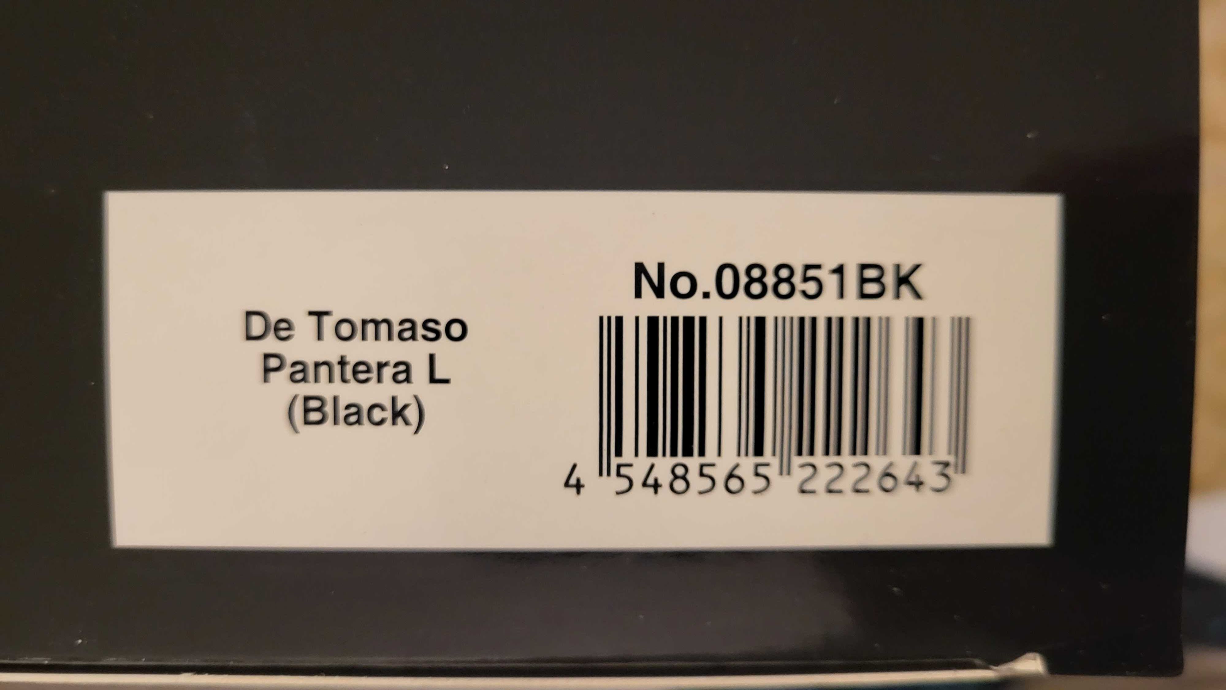 De Tomaso Pantera  kyosho 1:18