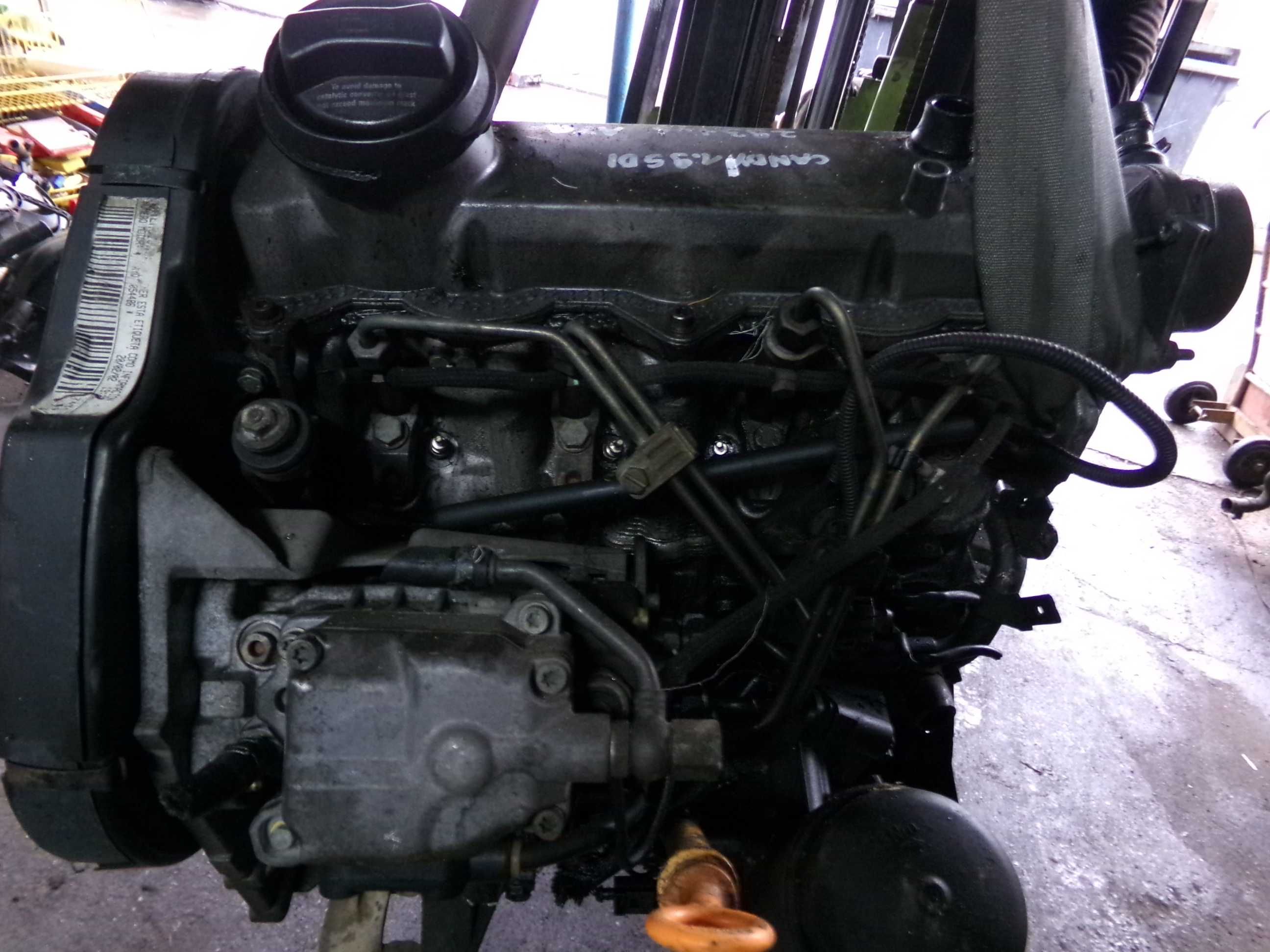Cze55 Silnik AYQ volkswagen caddy 1.9sdi wysyłka gwarncja
