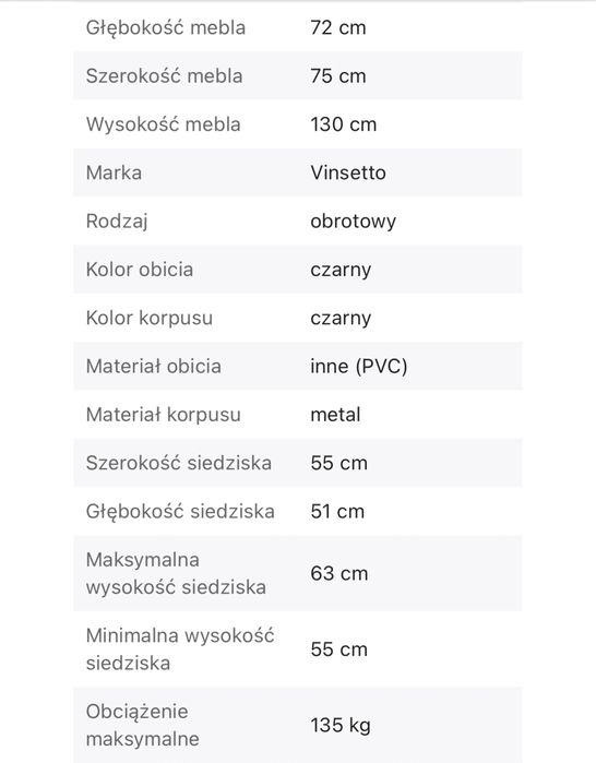 Krzesło biurowe z podnóżkiem