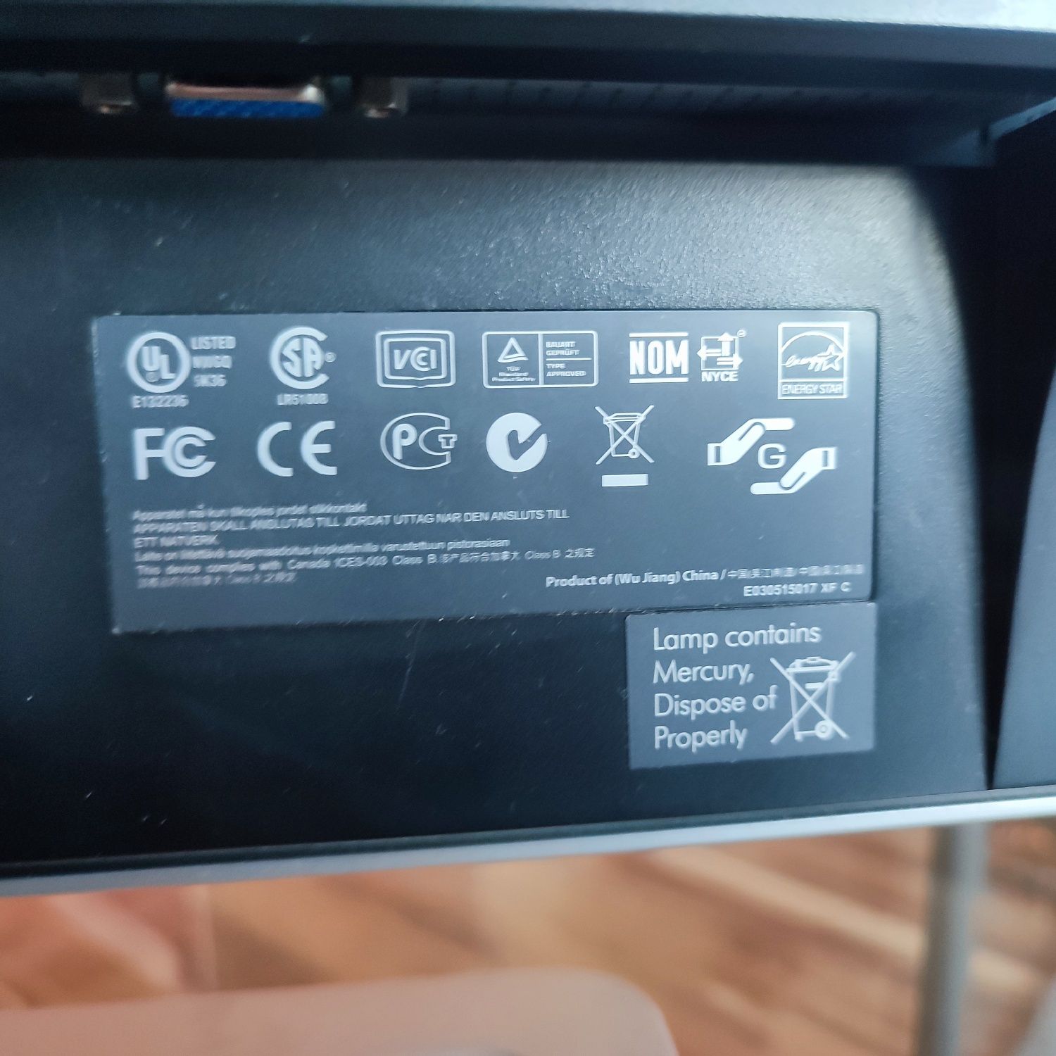 Monitor 22" do komputera PC HP W2216V