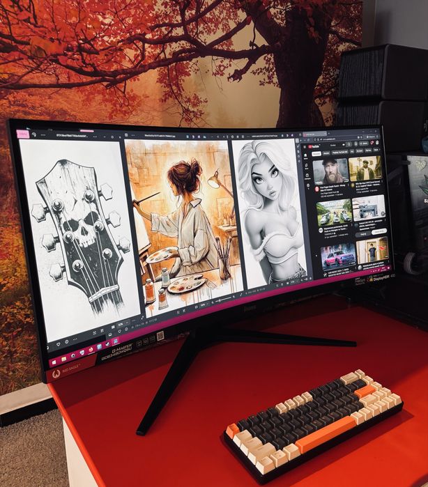 iiyama G-Master 34’’ GCB3480WQSU-B1 Red ZAWIERCIE