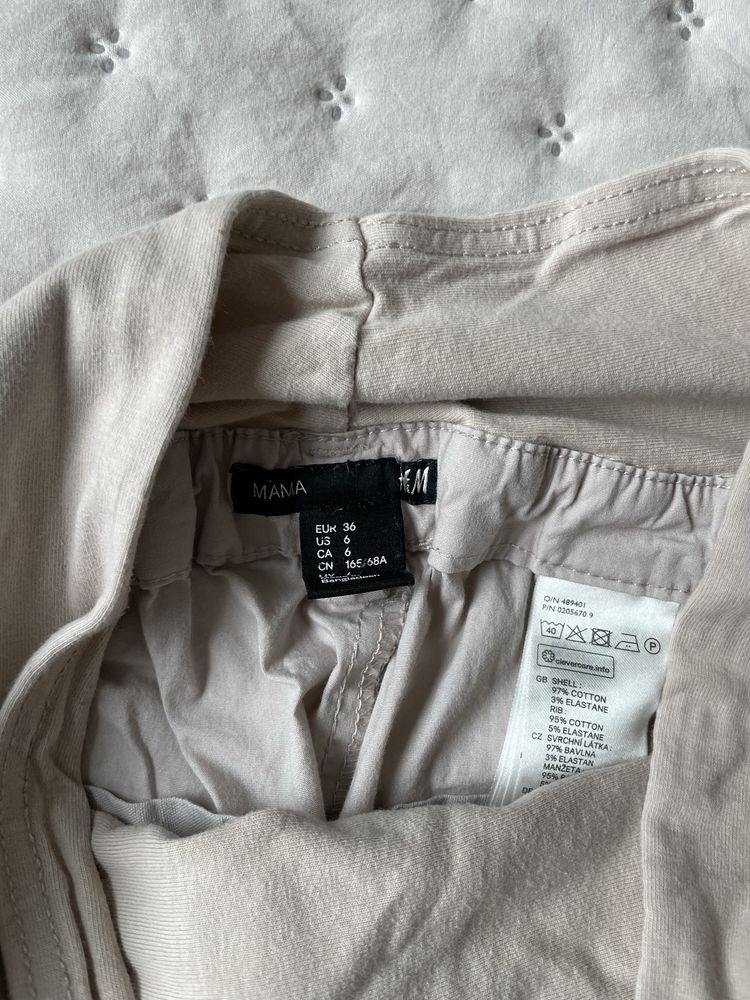 Spodnie ciążowe 4 pary H&M