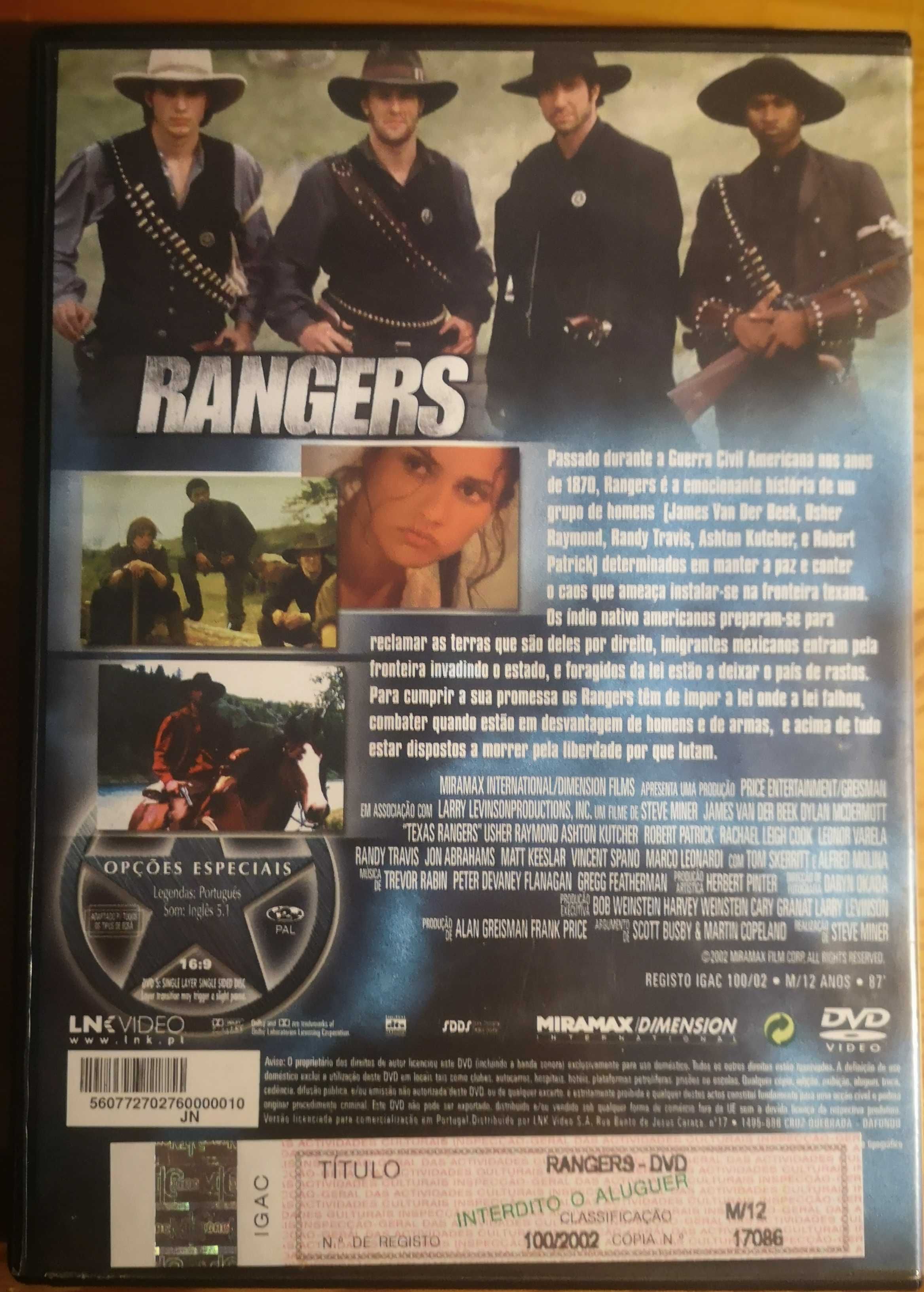 DVD "Antes De Haver Lei, Existiam Os...Rangers"