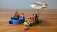 Playmobil 4864 pani z dzieckiem przy basenie