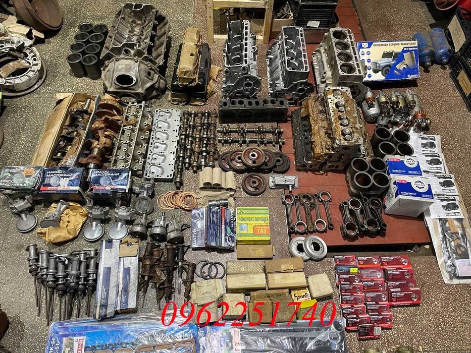 Запчасти двигателя Уаз, Газ 21 Газ 24, Газ 53 Газ 66, Змз 402, Змз 406