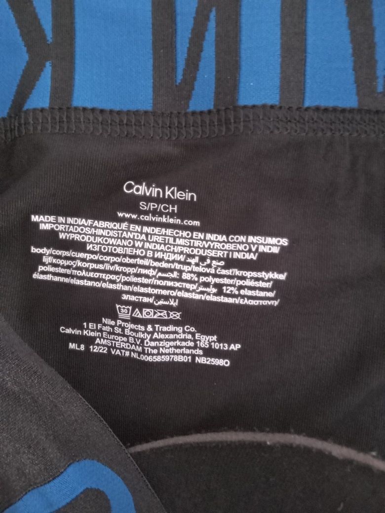 Brief microfibra Calvin klein azul/preto[N12/22C]