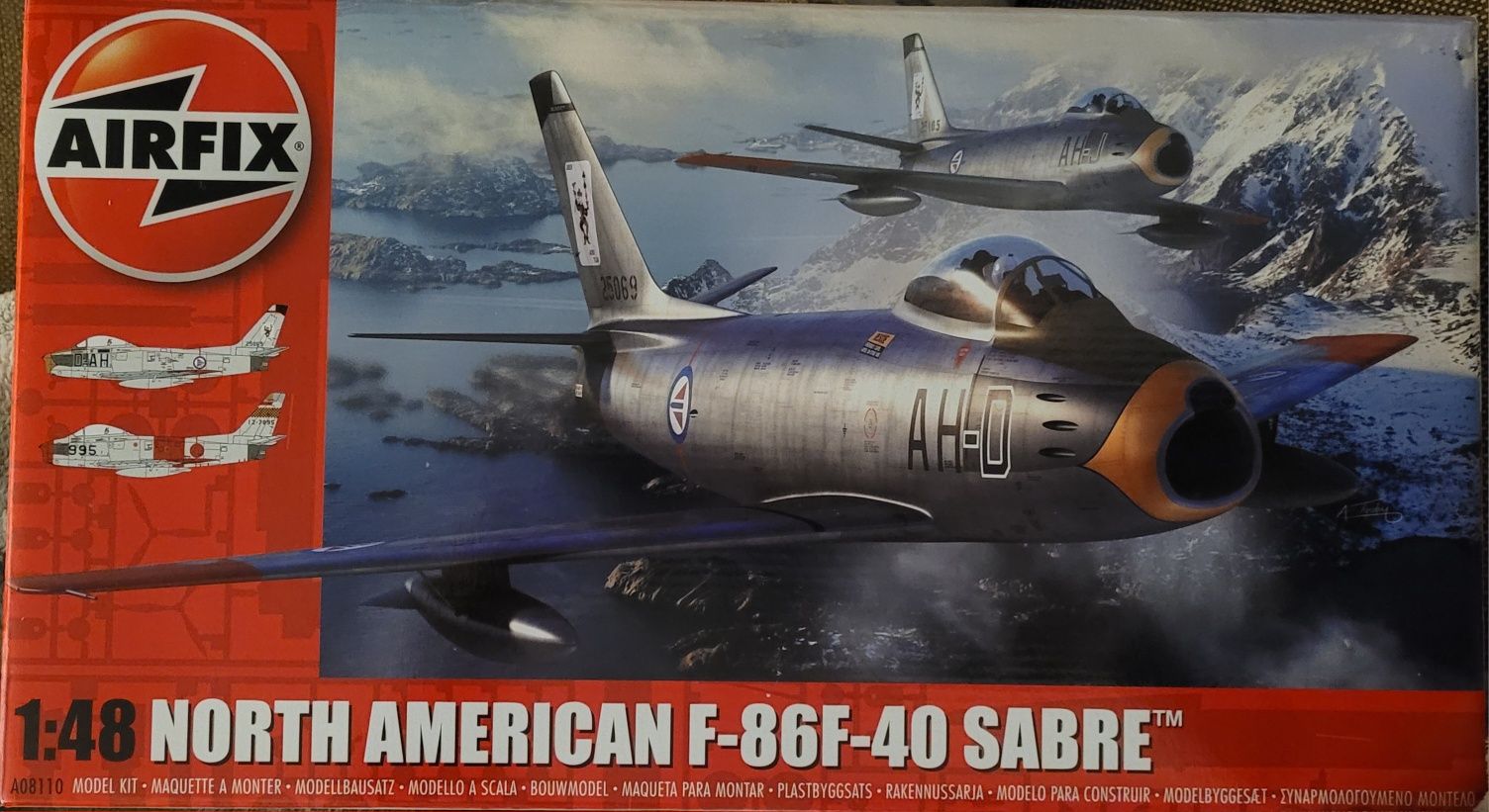 Airfix 1:48 F-86F Sabre Kit modelismo