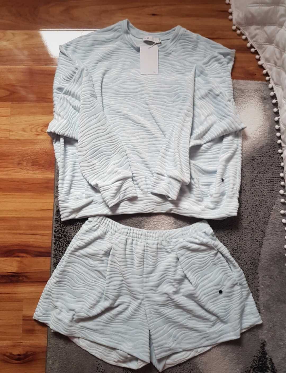 Komplet dresowy welulowy zebra