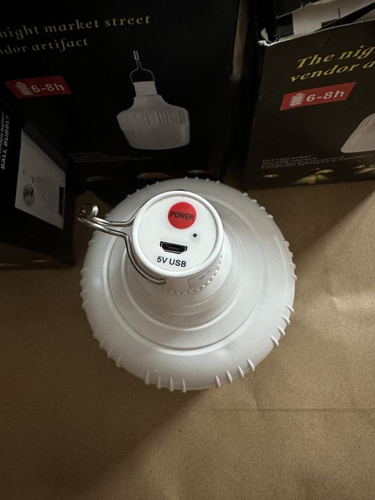 Мощная АККУМУЛЯТОРНАЯ подвесная аварийная Лампа светильник кемпинговый