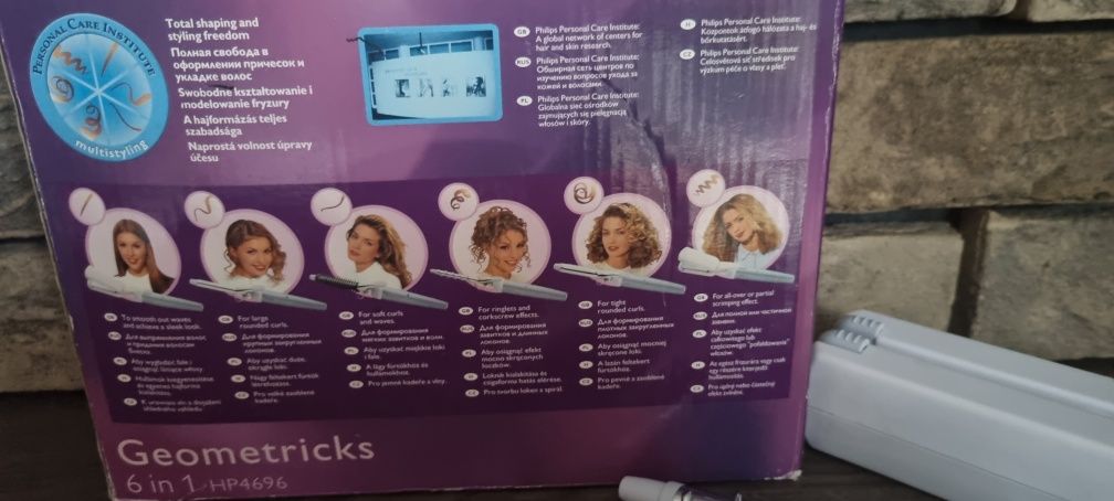 Zestaw Geometricks 6 in 1  do stylizacji włosów marki Philips