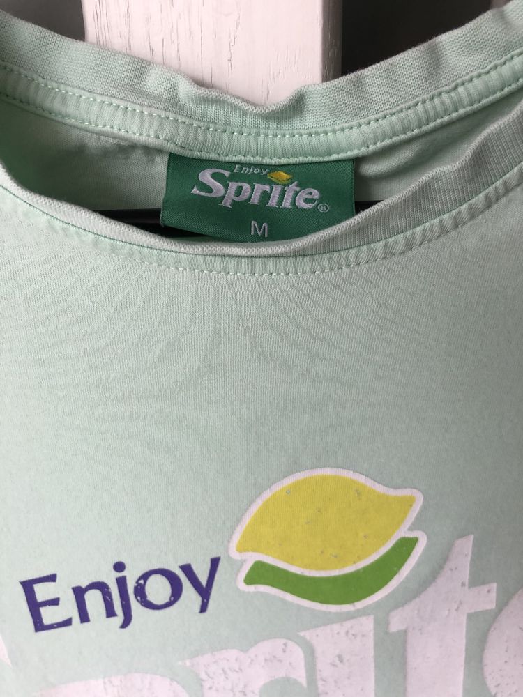 Оригінальна унісекс футболка sprite свіжого мʼятного кольору