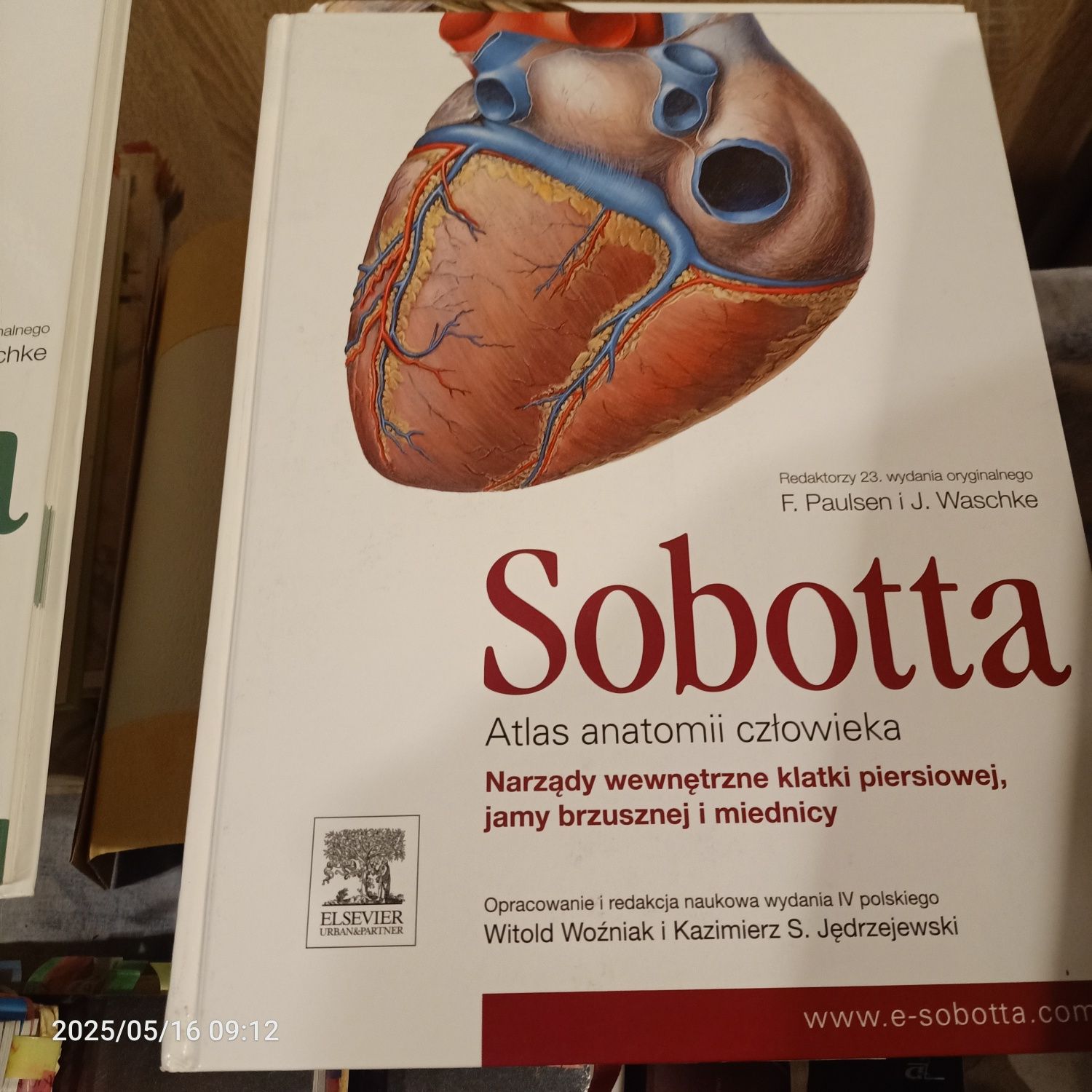 Atlas anatomii wraz z płytką SOBOTTA