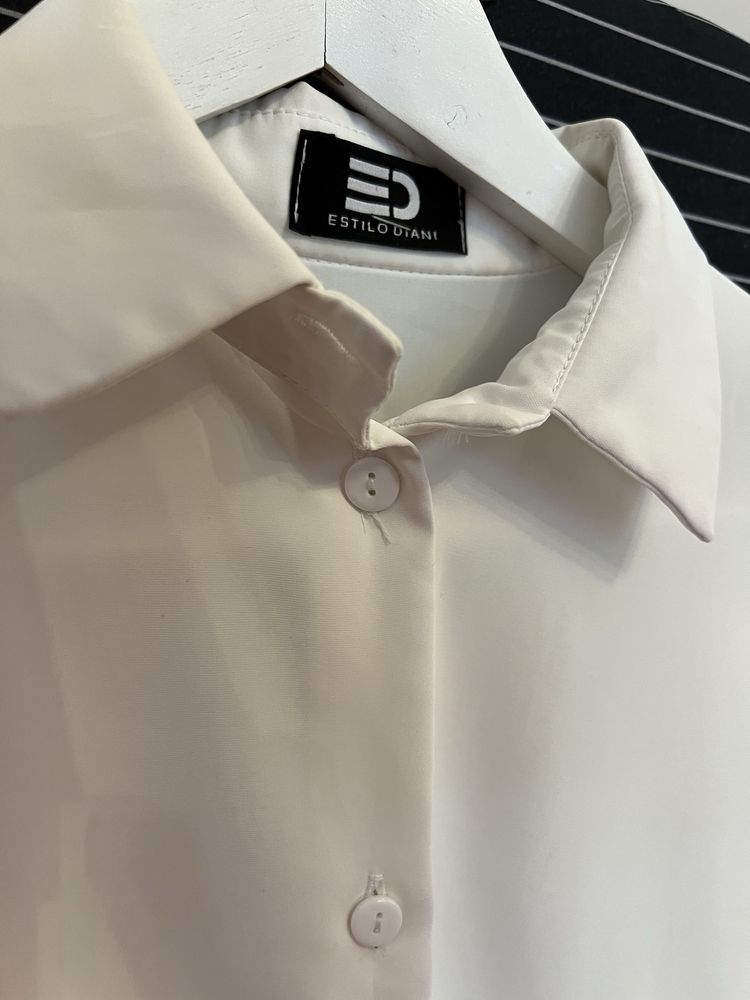 Biała koszula oversize Estilo Utani, rozmiar M