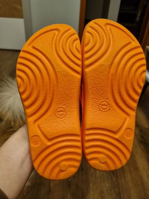 Klapki basenowe lemigo 32 33 pomarańczowe