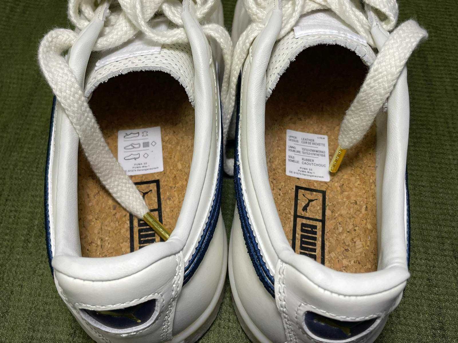Женские кроссовки 38р Puma Clyde Classics Sneakers 398568-01 кеды кожа