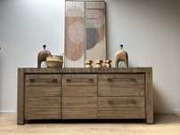 Komoda drewniana nowoczesna LOFT akacja