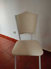 Cadeiras Cozinha brancas
