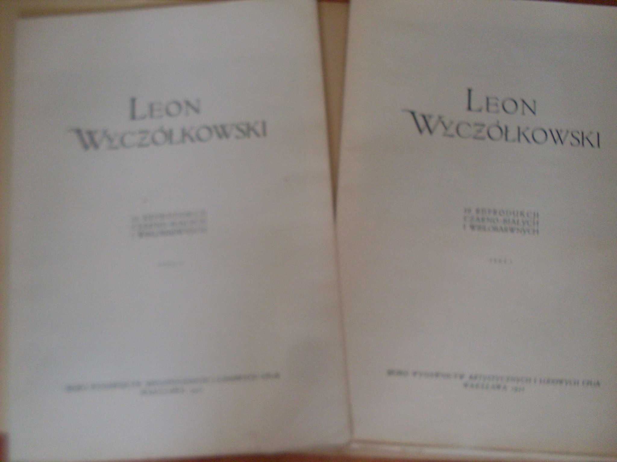 Leon Wyczółkowski teka I i II reprodukcja 1952 r
