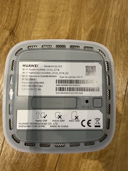 Huawei 5G CP2 PRO 2 H122-373 Router Modem