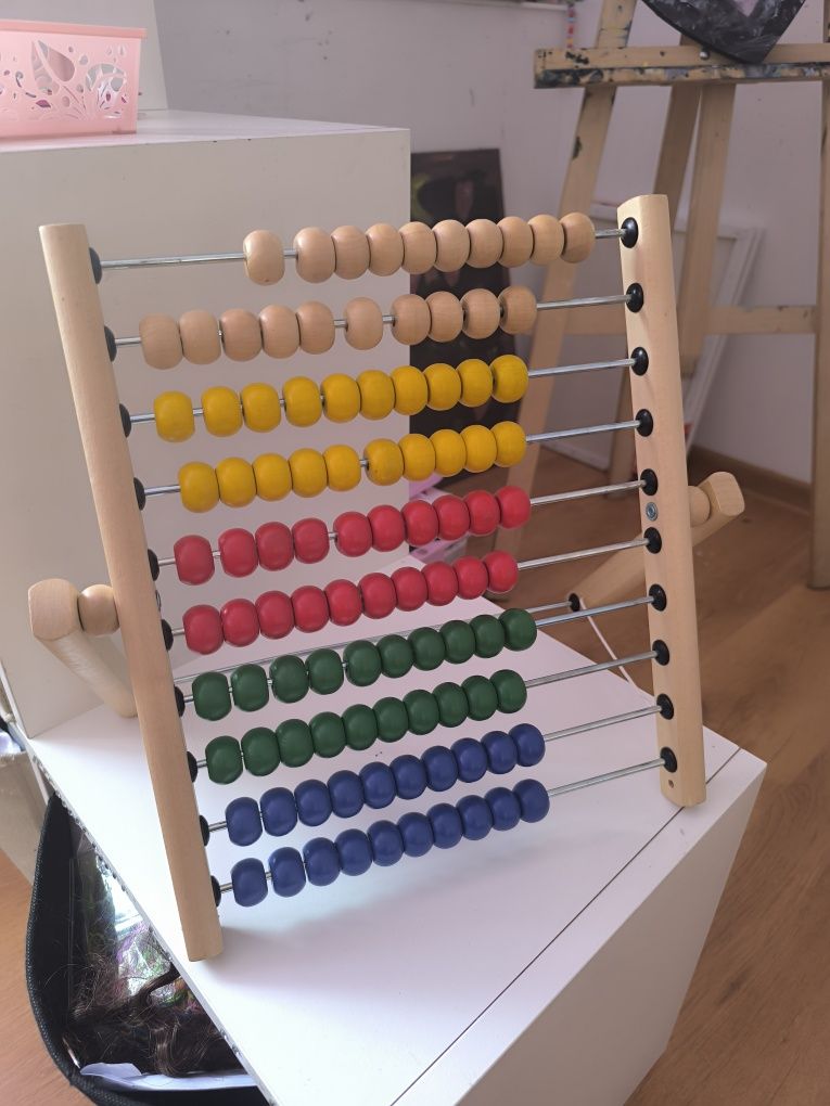 Liczydło drewniane duże Ikea