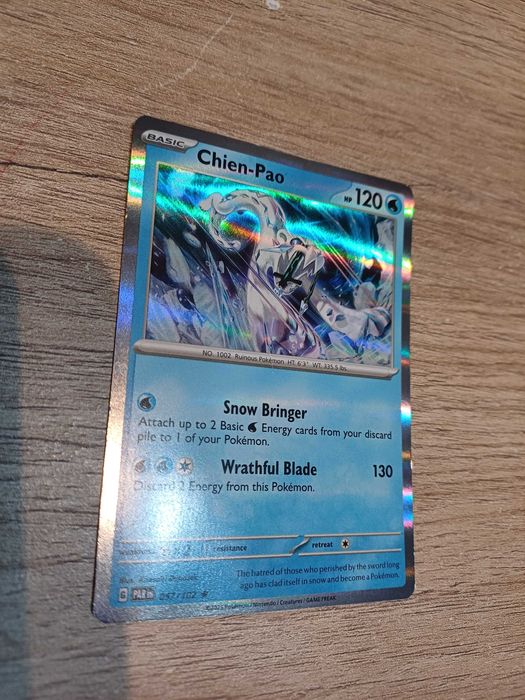 Carta Pokémon Chien-Pao #57