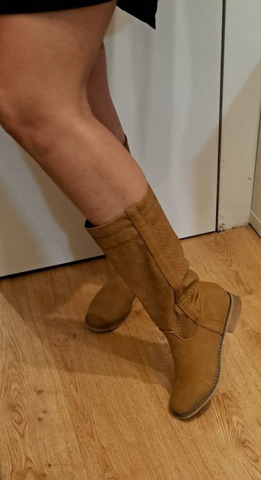 Stylowe kozaki damskie rozmiar 38