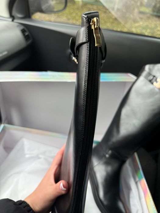 Кожаные сапоги 38-39 размер