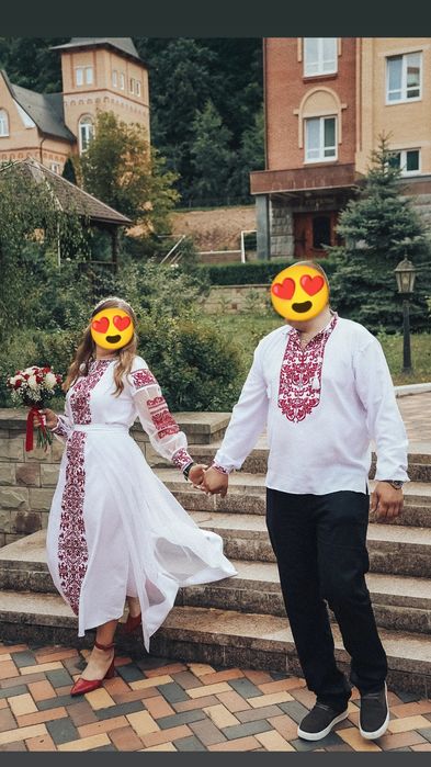 Вишите плаття та сорочка