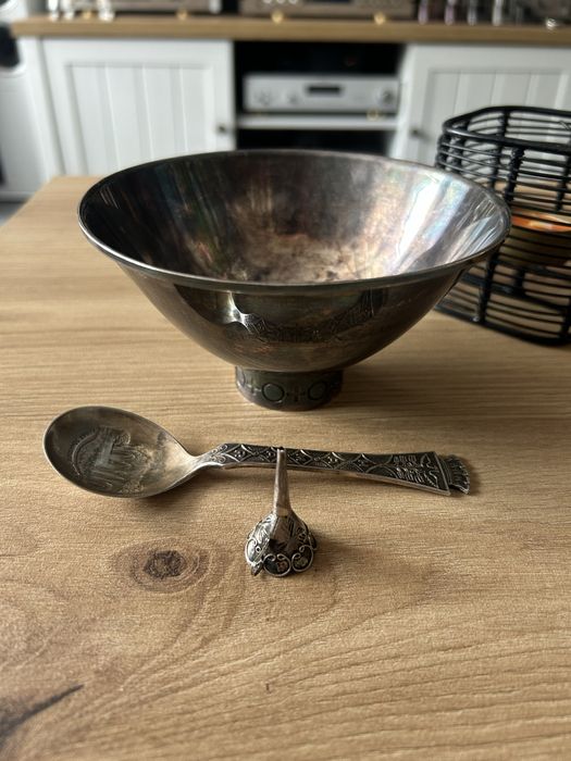 Srebrne Naczynie Sakramentalne Srebro pr.830 Wag:167g/Nie Złom Srebra!