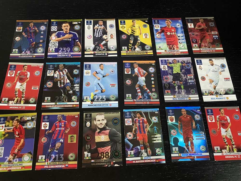 Karty pilkarskie panini champions league 2014-15 hologramowe