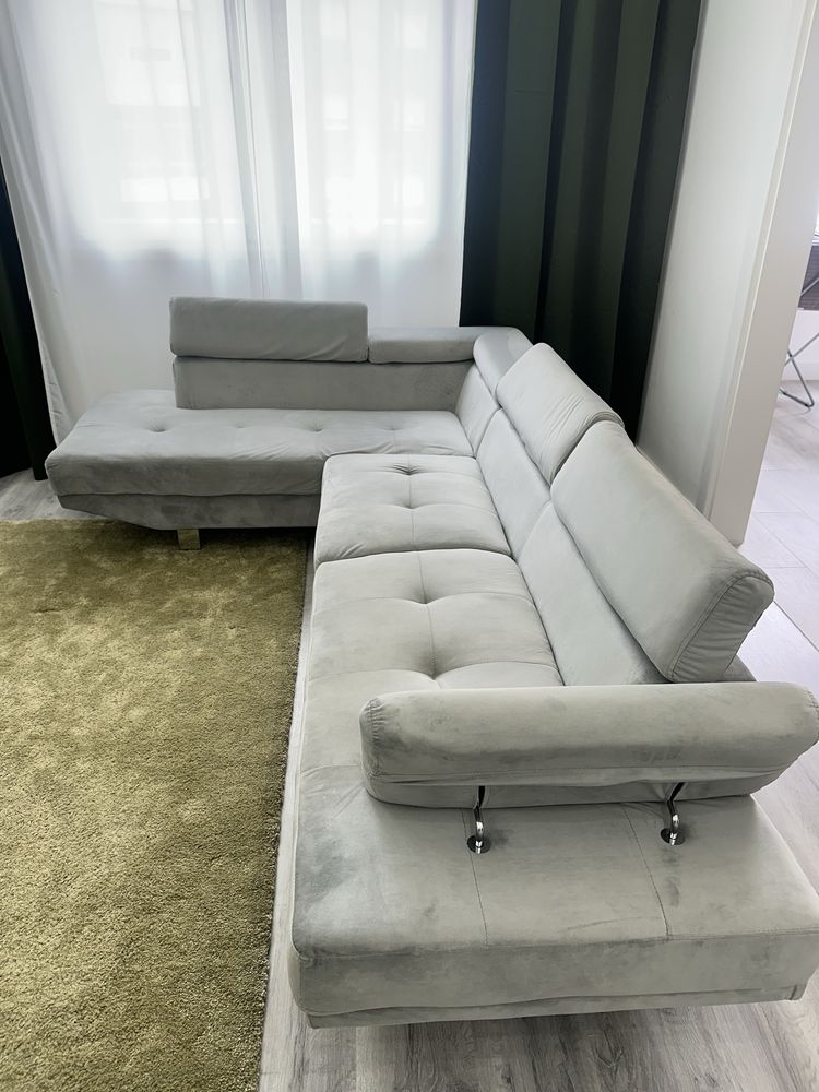 Sofá de canto com chaise longue