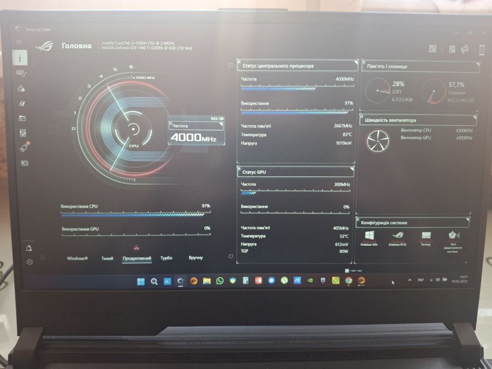 Ноутбук ASUS ROG Strix G531GU-AL064 Black