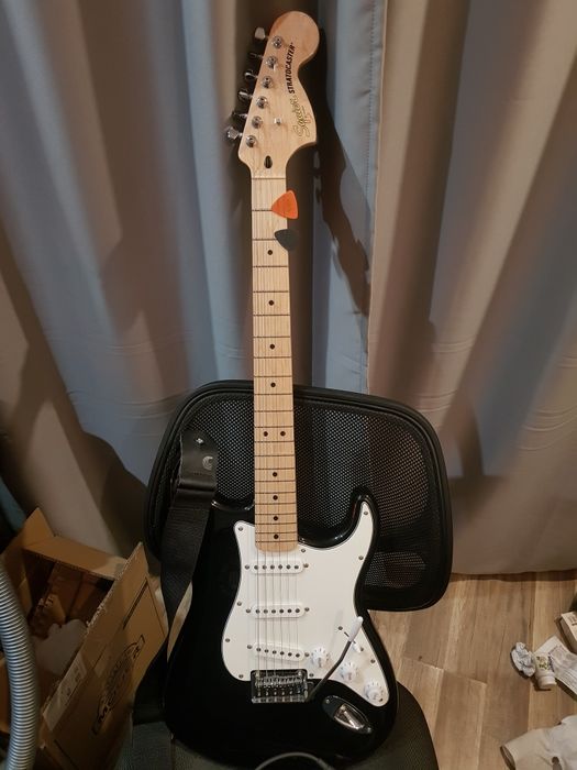 СРОЧНО Fender Squier Affinity MN BLACK НАБОР + ЧЕХОЛ