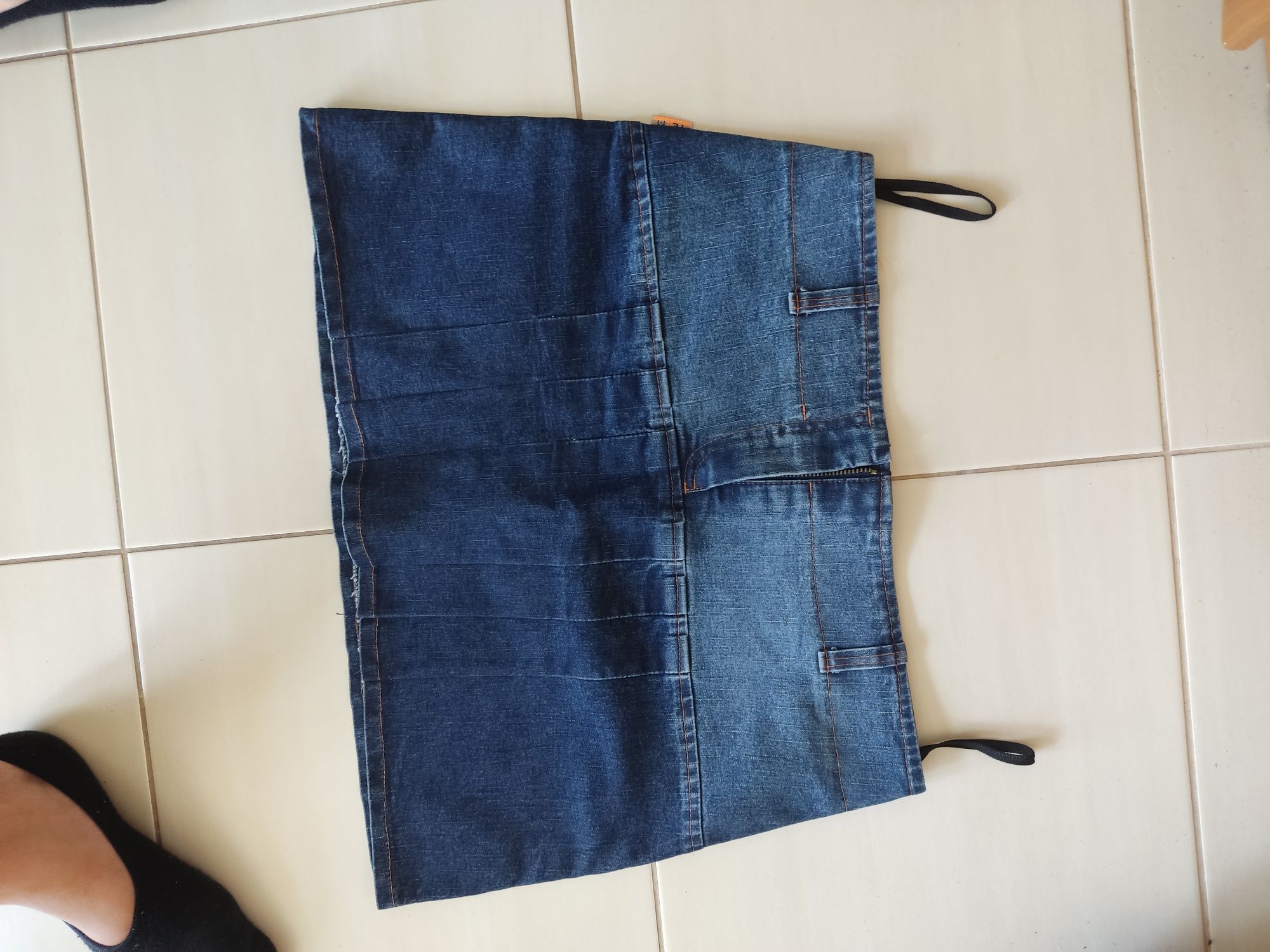 Spódnica jeans mini. Fliska