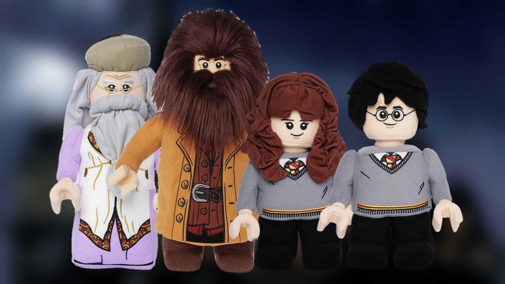 Плюшеві Лего Іграшки Гаррі Поттер, Герміона, Дамблдор, Геґрід