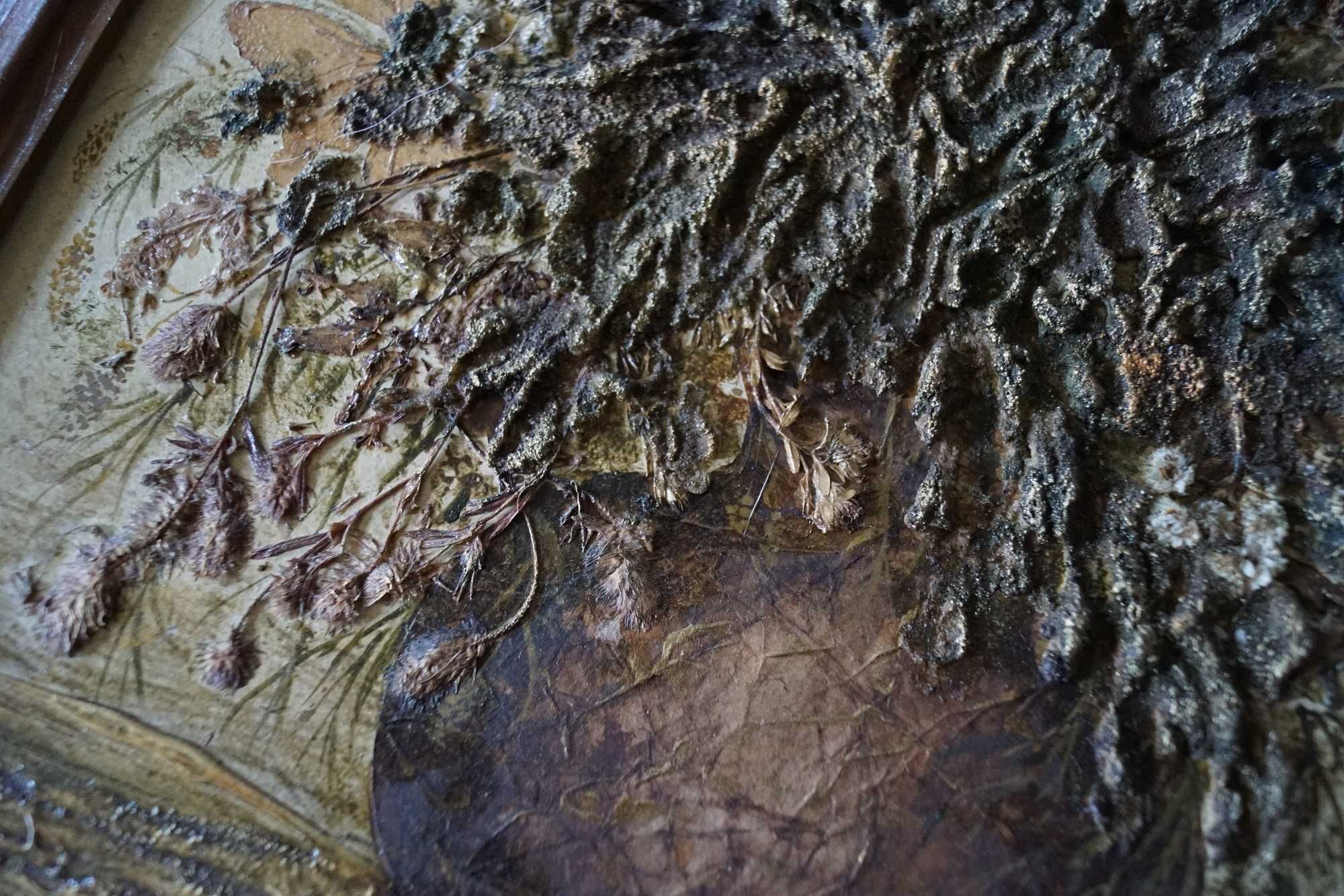 Martwa natura. Efektowny obraz technika mieszana sygnowany.