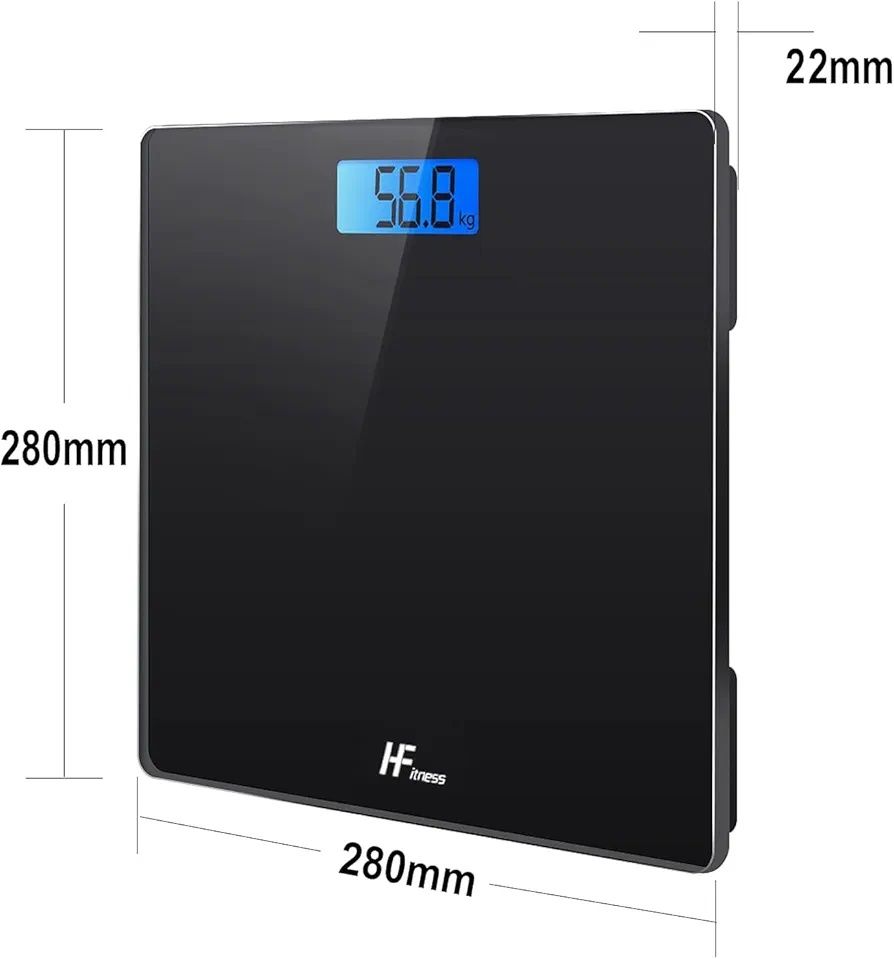 Cyfrowa elektroniczna Waga łazienkowa 180 Kg podświetlana