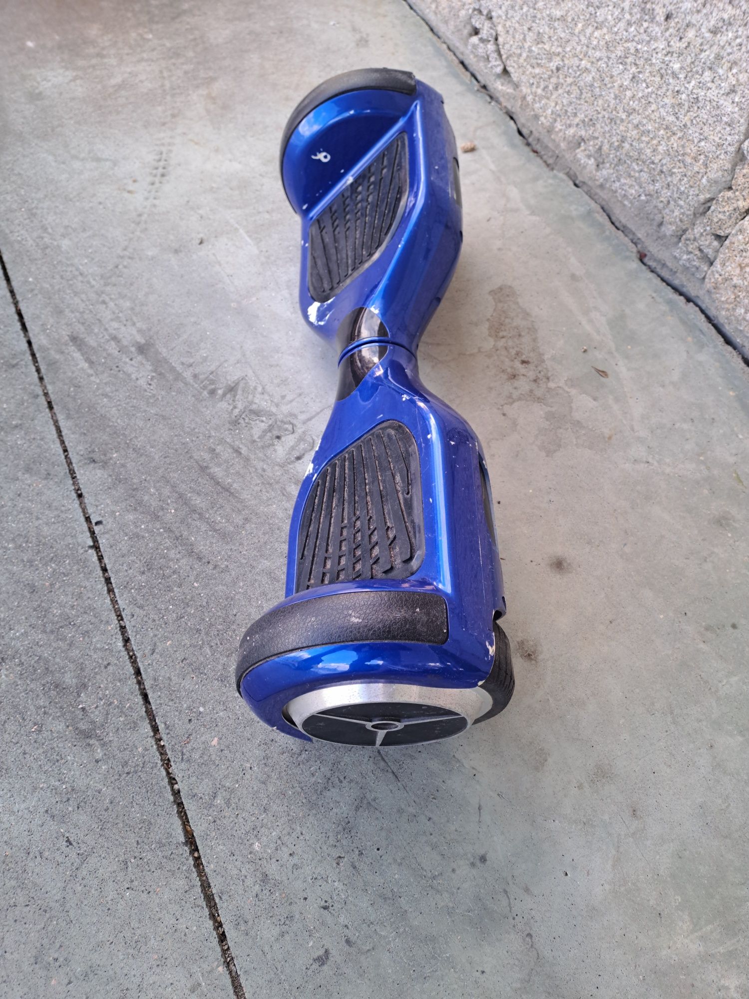 Hoverboard Skate Flash Azul com Hovercart e Saco de Transporte