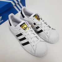 Оригінальні білі шкіряні кросівки adidas superstar / fu7712