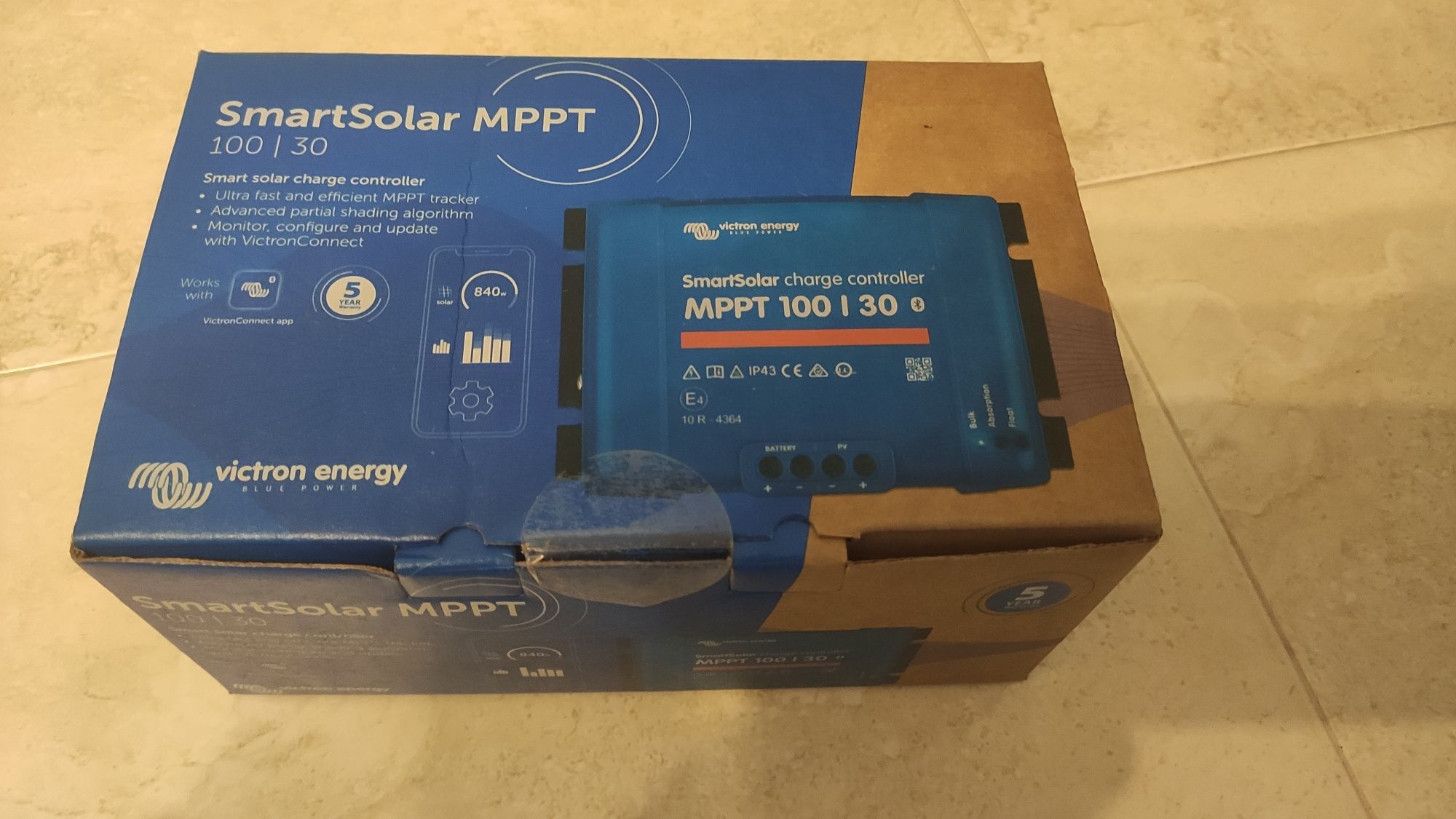 Controlador de carga Smartsolar MPPT 100/30
