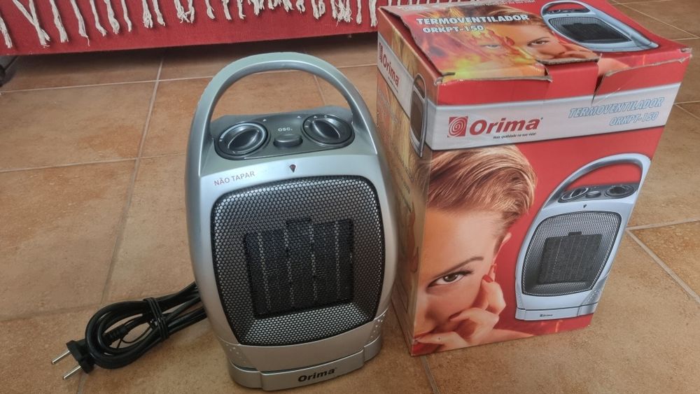 Termoventilador como novo, aquecimento com eficiência e conforto