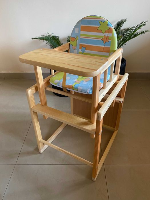 Wielofunkcyjne krzesełko do karmienia, karzełko + stolik 3 w 1