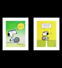 Charles Schultz, Snoopy - Tenis, Komplet 2 Plakatów
