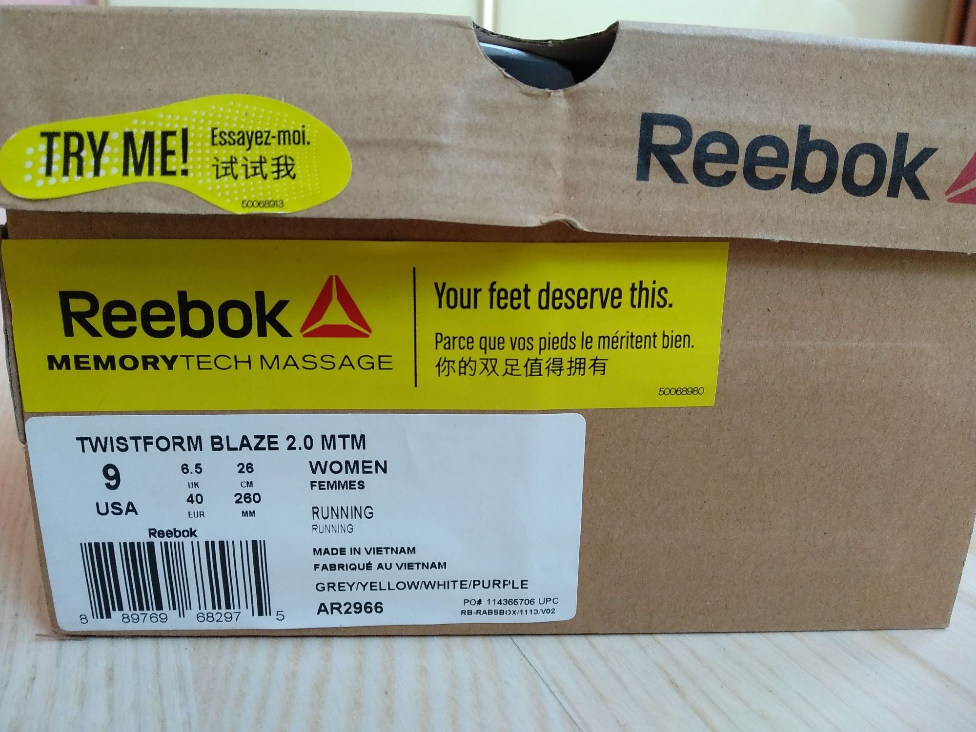 Новi кросiвки Reebok Twistform Blaze 2.0 MTM - оригiнал! 40 розмip
При