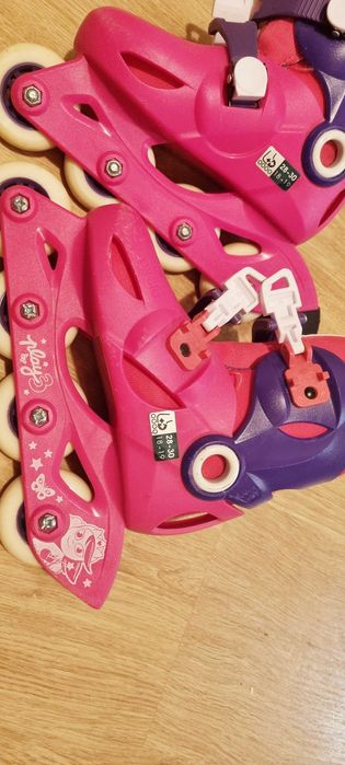 Patins criança menina e protecções