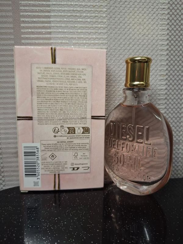 Парфюмированная вода diesel fuel for life femme 50 ml