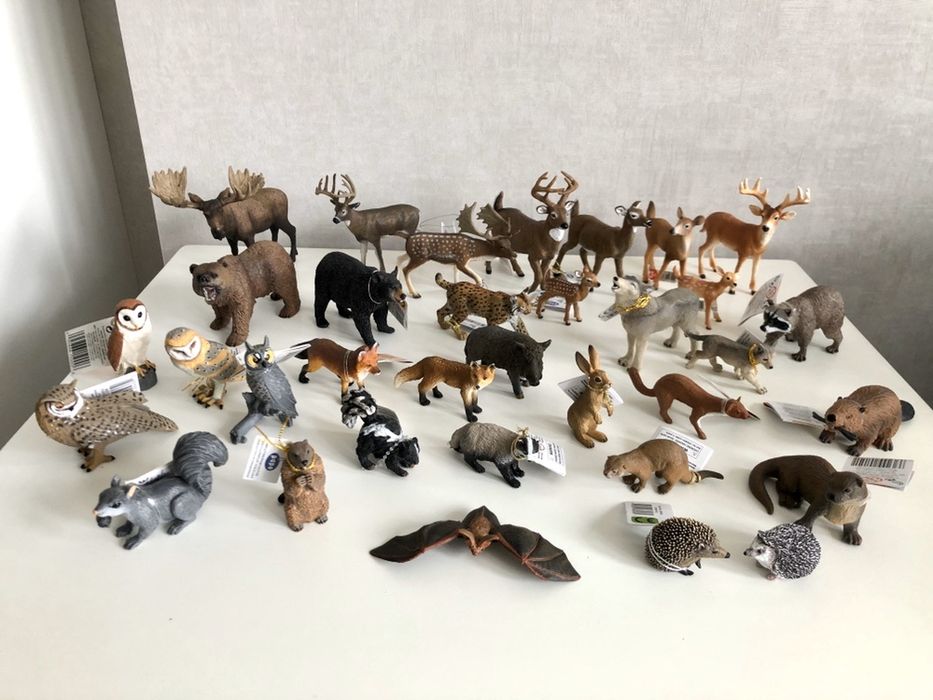 Лісові тварини Schleich (Шляйх), PAPO, CollectA, Safari