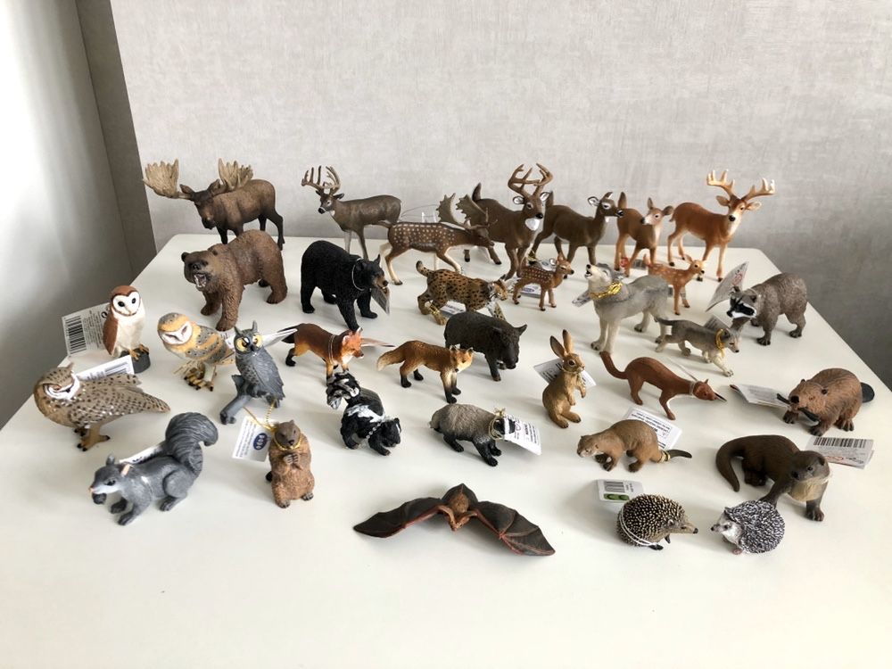 Лесные животные Schleich (Шляйх), PAPO, CollectA, Safari